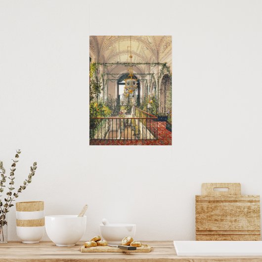Small Winter Garden Empress Alexandra Fyodorovna Poster (Keuken)