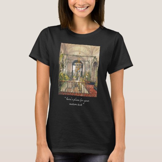 Small Winter Garden Empress Alexandra Fyodorovna T-shirt (Voorkant)