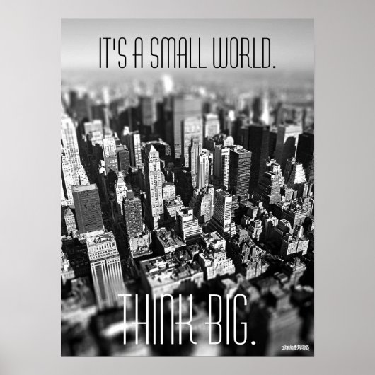 Small World New York Poster (Voorkant)