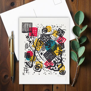 Small Worlds V door W. Kandinsky Briefkaart