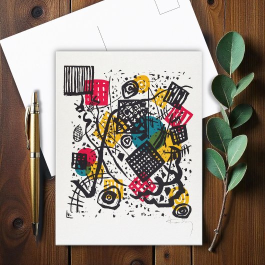 Small Worlds V door W. Kandinsky Briefkaart