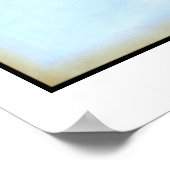 Small Yellow Bird Perched on a Branch Looking up Poster (Hoek)