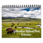 Small Yellowstone Park Calendar Kalender (Hoes)