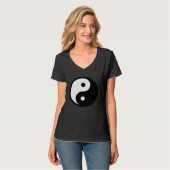 Small Yin Yang, Tai chi, Qi gong, polarity, dualit T-shirt (Voorkant volledig)
