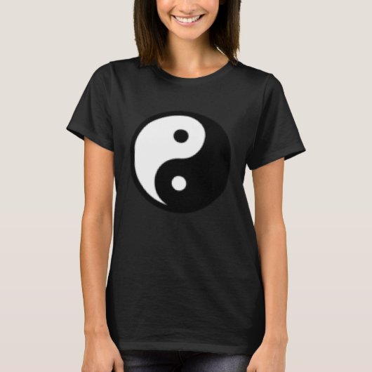 Small Yin Yang, Tai chi, Qi gong, polarity, dualit T-shirt (Voorkant)