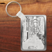 Smalle Italiaanse straat - Vaderdag Sleutelhanger (Voorkant)