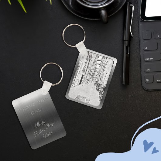 Smalle Italiaanse straat - Vaderdag Sleutelhanger