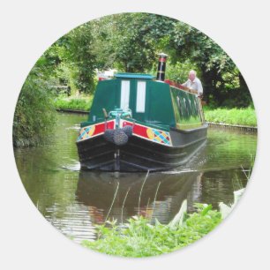 SMALLE SCHEPEN RONDE STICKER