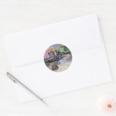 SMALLE SCHEPEN RONDE STICKER (Envelop)