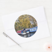 SMALLE SCHEPEN RONDE STICKER (Envelop)