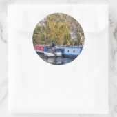 SMALLE SCHEPEN RONDE STICKER (Tas)