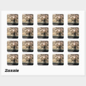 SMALLE SCHEPEN VIERKANTE STICKER (Vel)