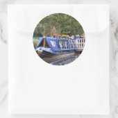 SMALLE SCHEPEN VOOR BINNENVAART RONDE STICKER (Tas)