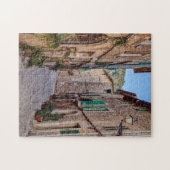 Smalle straat in het dorp Valldemossa - Mallorca Legpuzzel (Horizontaal)