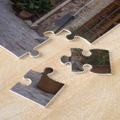 Smalle straat in het dorp Valldemossa - Mallorca Legpuzzel (Zijkant)