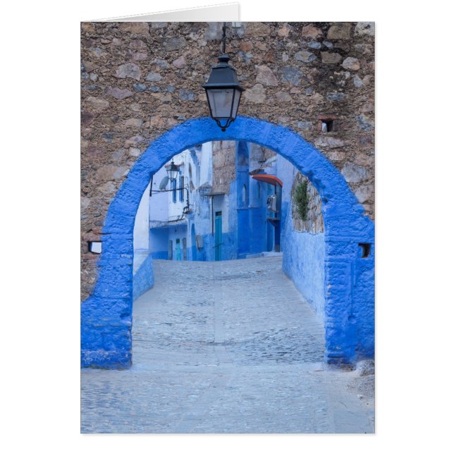 Smalle Straat Van Chefchaouen (Voorkant)