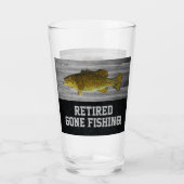 Smallmouth Bass Gevist met pensioen Glas (Voorkant)