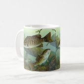 Smallmouth bass koffiemok (Voorkant links)