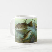 Smallmouth bass koffiemok (Voorkant links)
