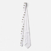 Smallmouth Bass Logo Stropdas (Achterkant)