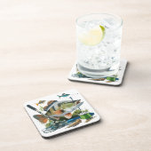 Smallmouth Bass met zijn juiste aanpak Bier Onderzetter (Rechterzijde)