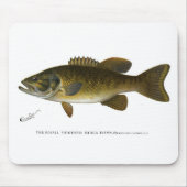Smallmouth bass muismat (Voorkant)