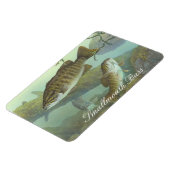 Smallmouth Bass Painting Magnet Magneet (Linkerzijde)