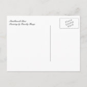 Smallmouth Bass schilderij Briefkaart (Achterkant)