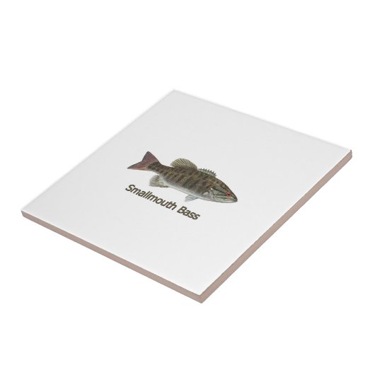Smallmouth Bass Tegeltje (Zijkant)