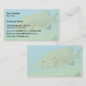Smallmouth Bass Visitekaartje (Voorkant / Achterkant)