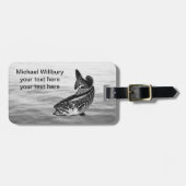 Smallmouth Bass Vist Bagagelabel (Voorkant horizontaal)