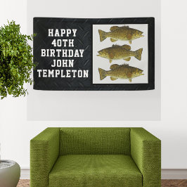 Smallmouth Bass Vist Cool Mannen Spandoek