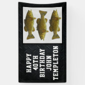 Smallmouth Bass Vist Cool Mannen Spandoek (Verticaal)