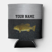 Smallmouth Bass Vist naam robuust Blikjeskoeler (Voorkant)