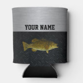 Smallmouth Bass Vist naam robuust Blikjeskoeler (Achterkant)