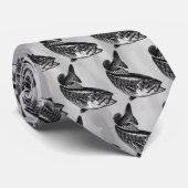 Smallmouth Bass Vist Stropdas (Opgerold)