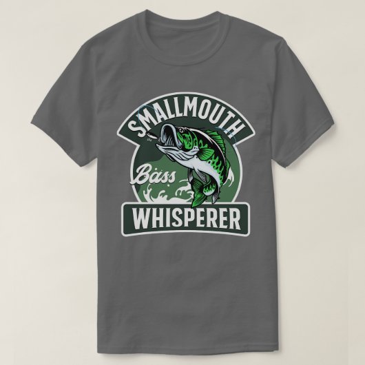 Smallmouth bass Whisperer T-shirt (Design voorkant)