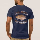 Smallmouth University - Bass Gevist T-shirt (Achterkant)