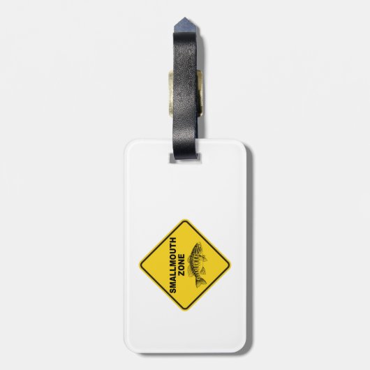 Smallmouth Zone Bagagelabel (Achterkant verticaal)