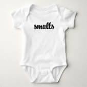 Smalls script Baby One Piece Bodysuit (Voorkant)
