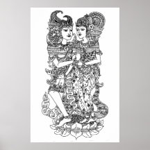 smara ratih wayang poster marionetten