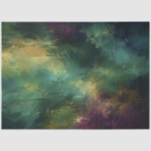 Smaragd Abstract Decoupage Juweeltoon Kunstwerk Tissuepapier (Voorkant)