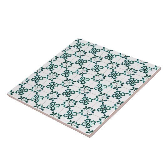 Smaragd Azulejo Tegels Tegeltje (Zijkant)