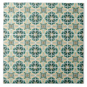 Smaragd Azulejo Tegels Tegeltje (Voorkant)