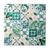 Smaragd Azulejo Tegels Tegeltje (Voorkant)