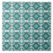 Smaragd Azulejo Tegels Tegeltje (Voorkant)