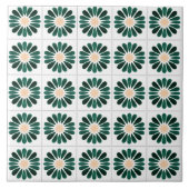 Smaragd Azulejo Tegels Tegeltje (Voorkant)
