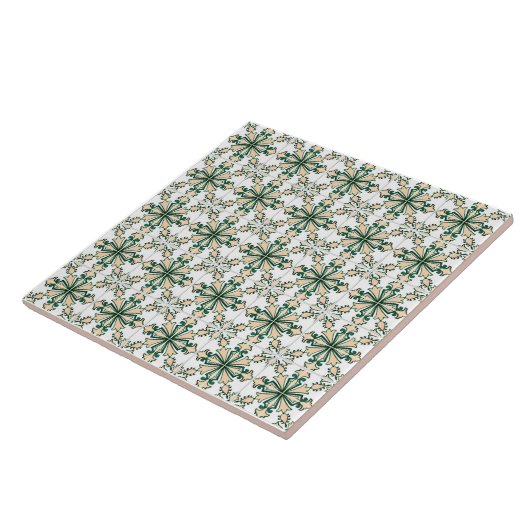 Smaragd Azulejo Tegels Tegeltje (Zijkant)