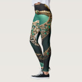 Smaragd Betovering: Een Visie van Regal Opulence Leggings (Links)