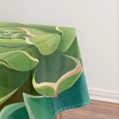 Smaragd Botanische Succulente Elegantie Tafelkleed (Voorbeeld)